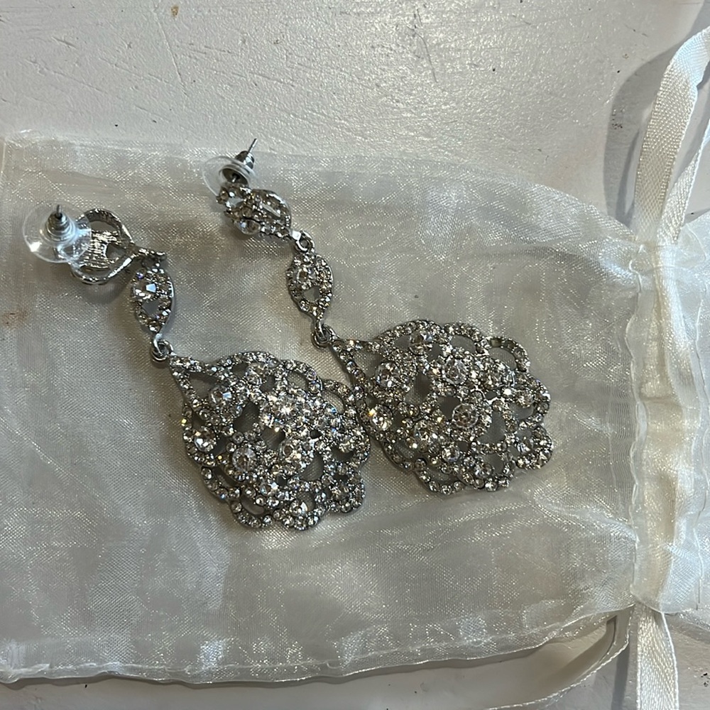 Pageant/ bridal / evening earrings